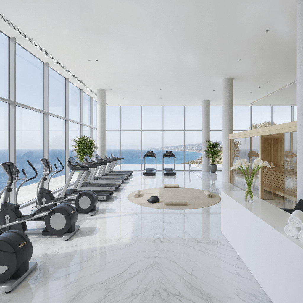 Hotel gym and wellness